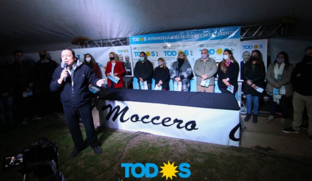 Carbini: “Esta boleta representa la gestión de Ricardo Moccero, por eso el domingo, boleta completa para seguir creciendo”
