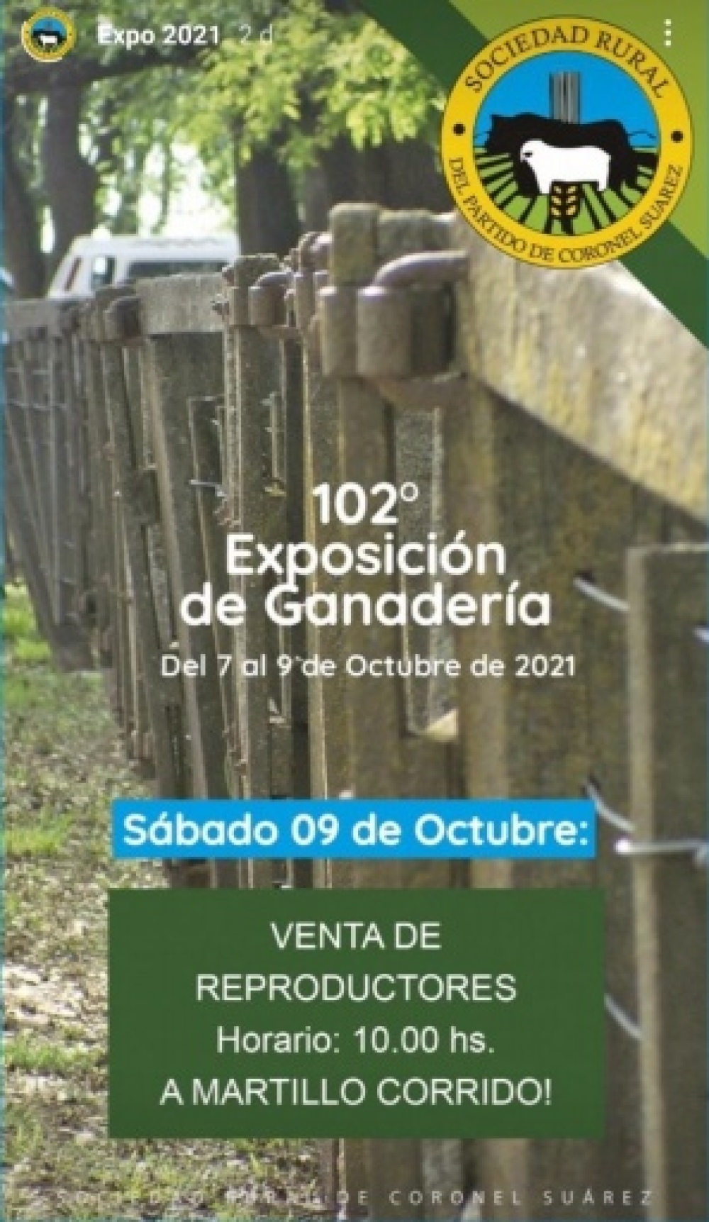 Comienza hoy la 102 Exposición Rural de Ganadería
