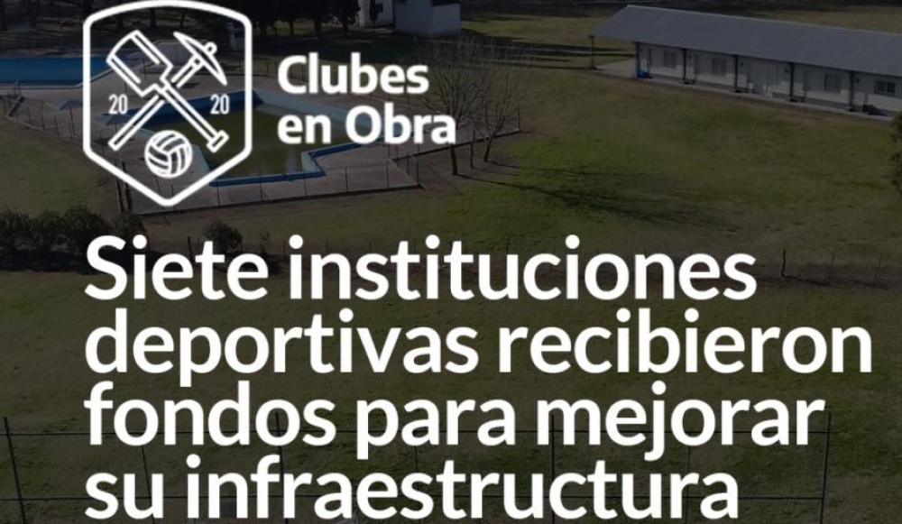 Clubes en Obra: siete instituciones deportivas recibieron fondos para mejorar su infraestructura
