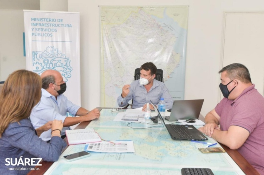 El Intendente Moccero se reunió en el Ministerio de Infraestructura bonaerense
