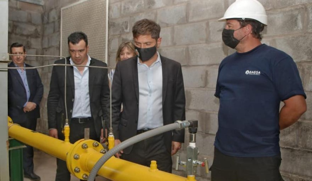 Kicillof inauguró el Gasoducto Casey - Laguna Alsina – Cochico - Guaminí
