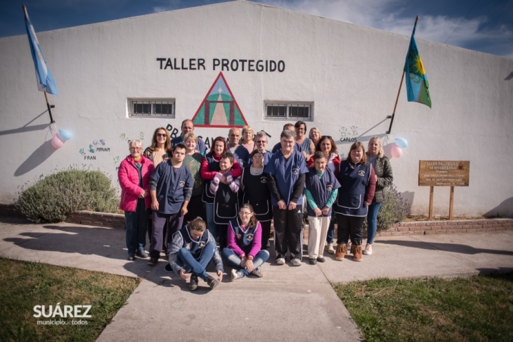 El Taller Protegido de Pueblo Santa María cumplió 15 años de presencia en la comunidad

