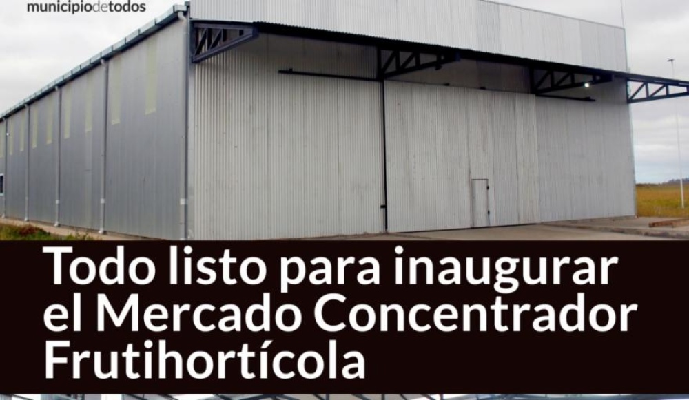 Axel Kicillof inaugura hoy el Mercado Concentrador Frutihortícola de Coronel Suárez
