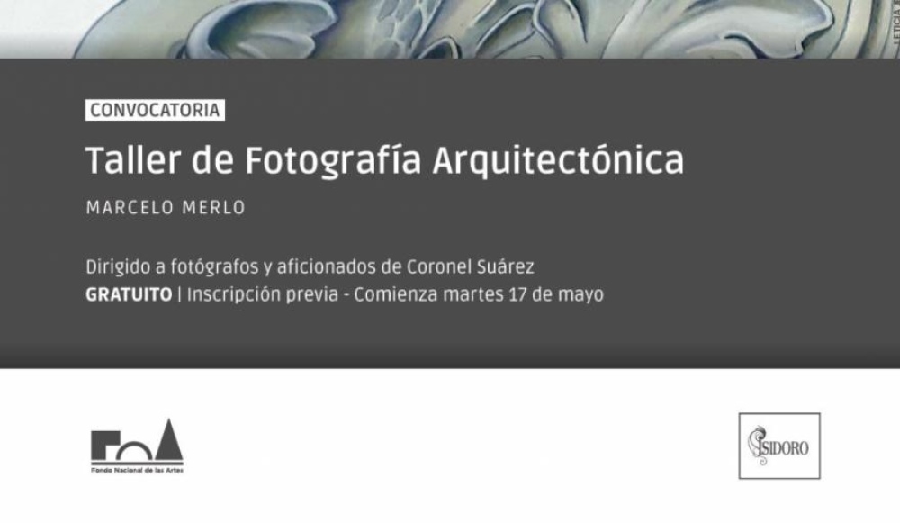 Isidoro programa un taller de fotografía arquitectónica gratuito desde el próximo martes

