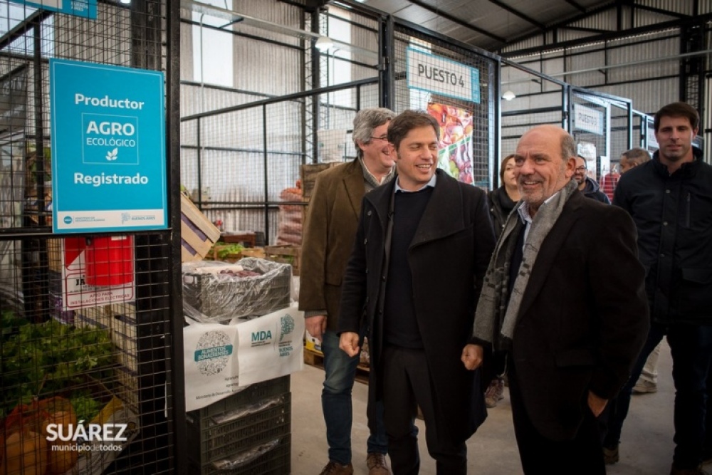 Kicillof inauguró el Mercado Concentrador Frutihortícola de Coronel Suárez
