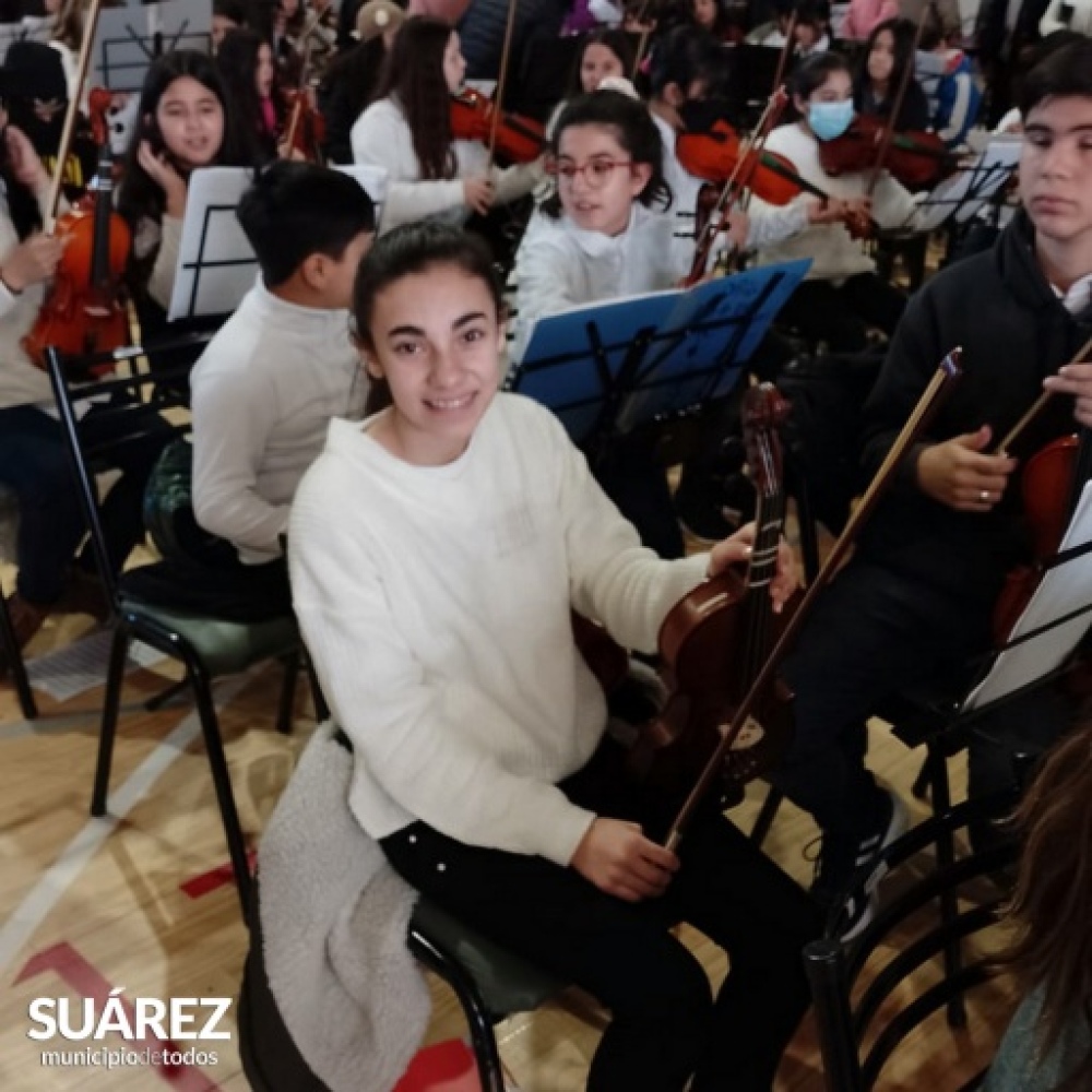 Alumnos de la Orquesta Escuela de Coronel Suárez participaron del Encuentro Provincial de Orquestas Infantiles
