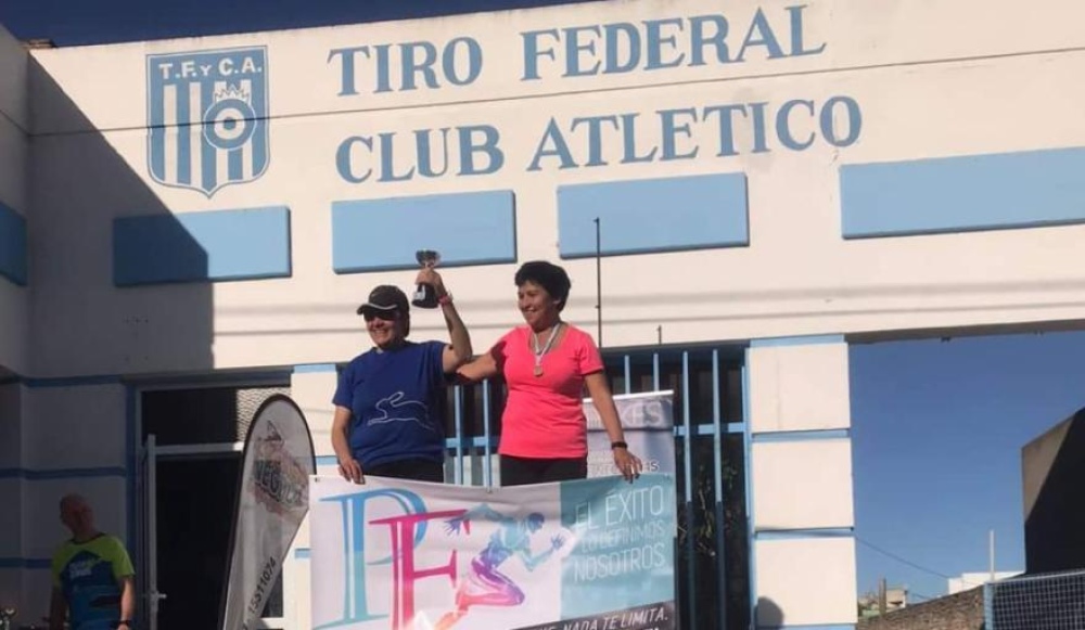 Yolanda Vega participó de una maratón por el aniversario de Tiro de Puan
