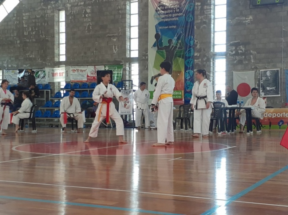 Deportivo Sarmiento logró 26 medallas en el Regional de Karate de la ciudad de América
