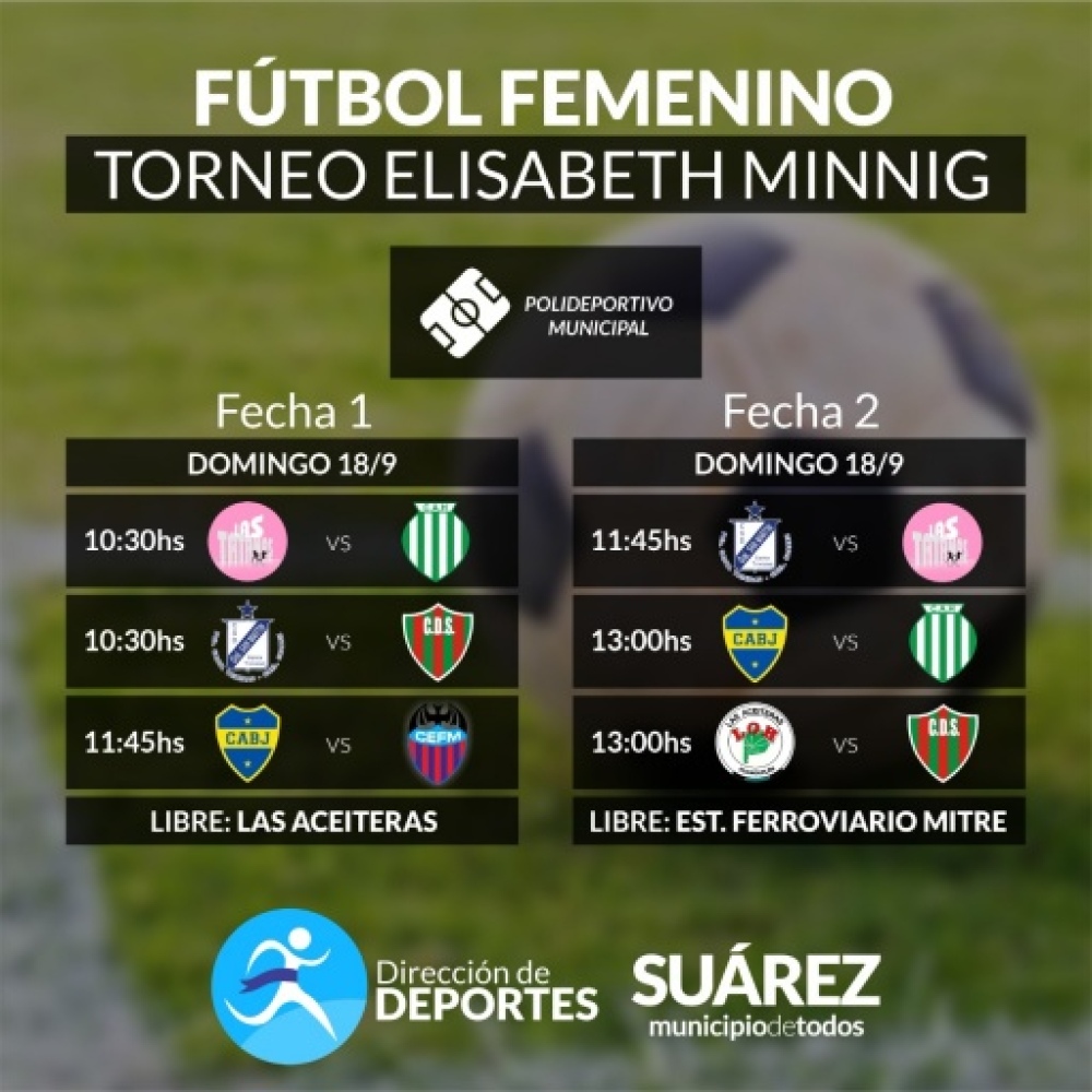 Arranca un nuevo torneo de fútbol femenino ”Elisabeth Minnig”
