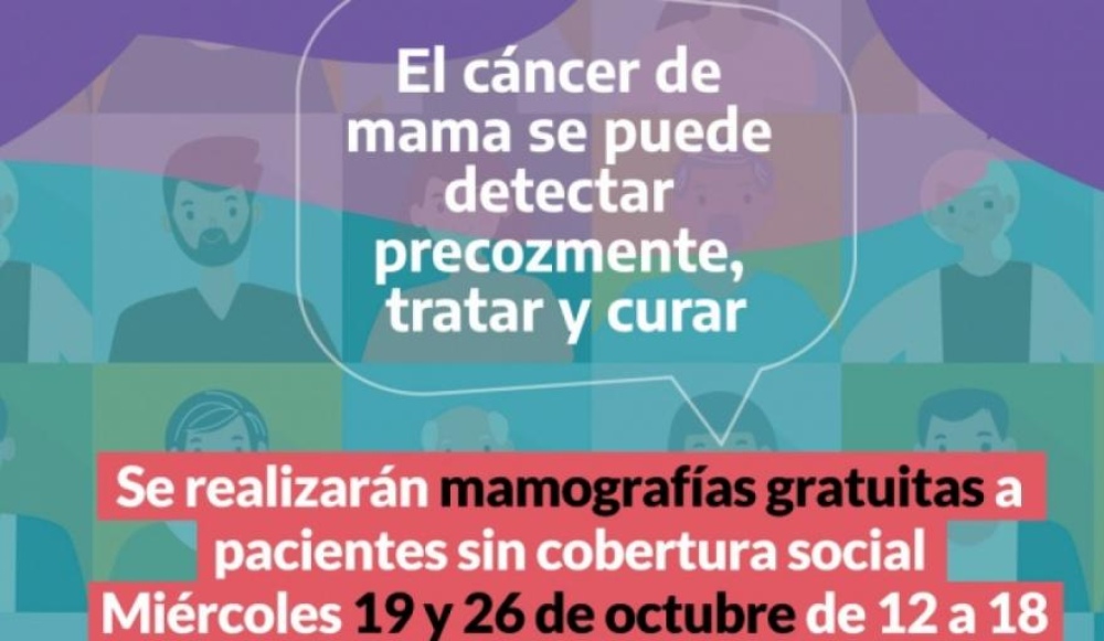 Campaña de concientización y prevención sobre el cáncer de mama en el hospital municipal Doctor Raúl Caccavo
