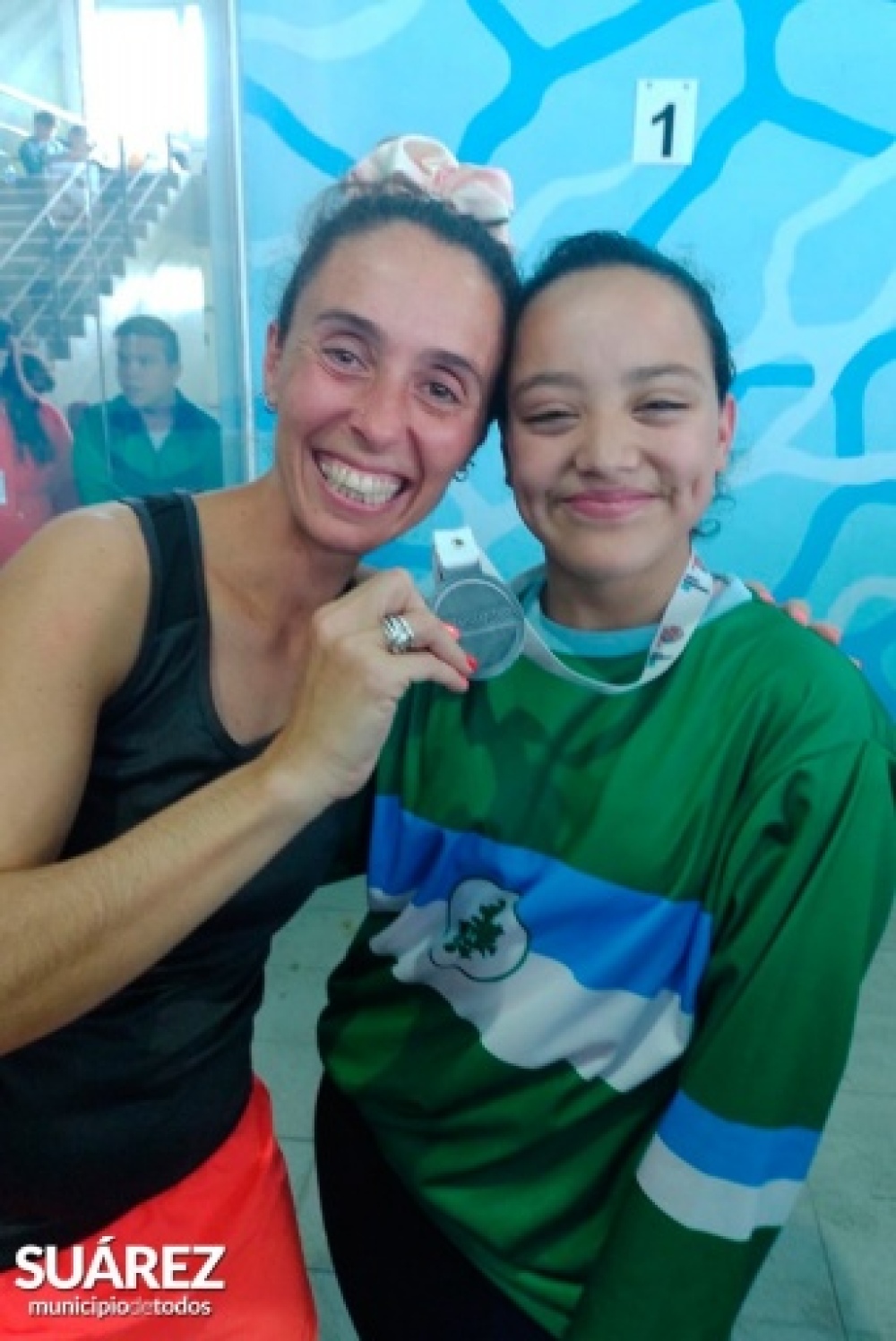 Arrancó la competencia en Mar del Plata y Suárez ya sumó una medalla: Tatiana Gómez medalla de Plata Natación Sub14 hipoacúsicos
