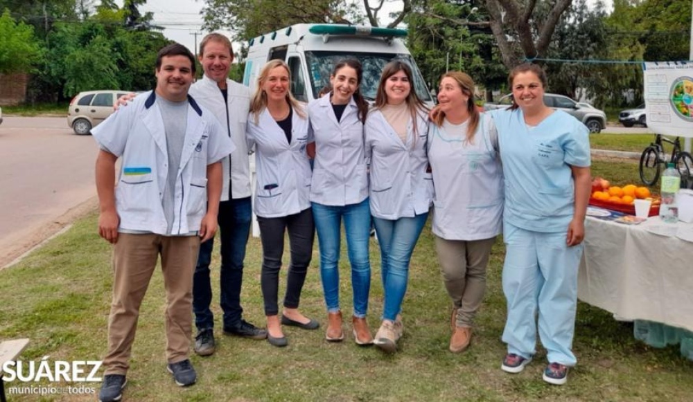 EL CAPS A LA PLAZA: La comunidad de Villa Belgrano se sumó a la jornada de prevención y promoción de la salud
