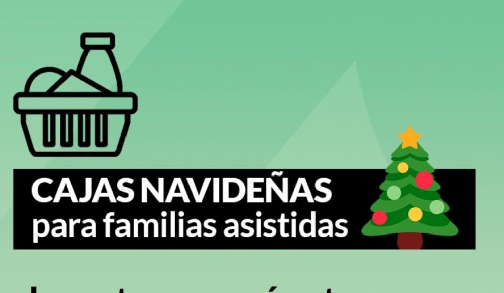 Desarrollo Social: Cajas navideñas para familias asistidas

