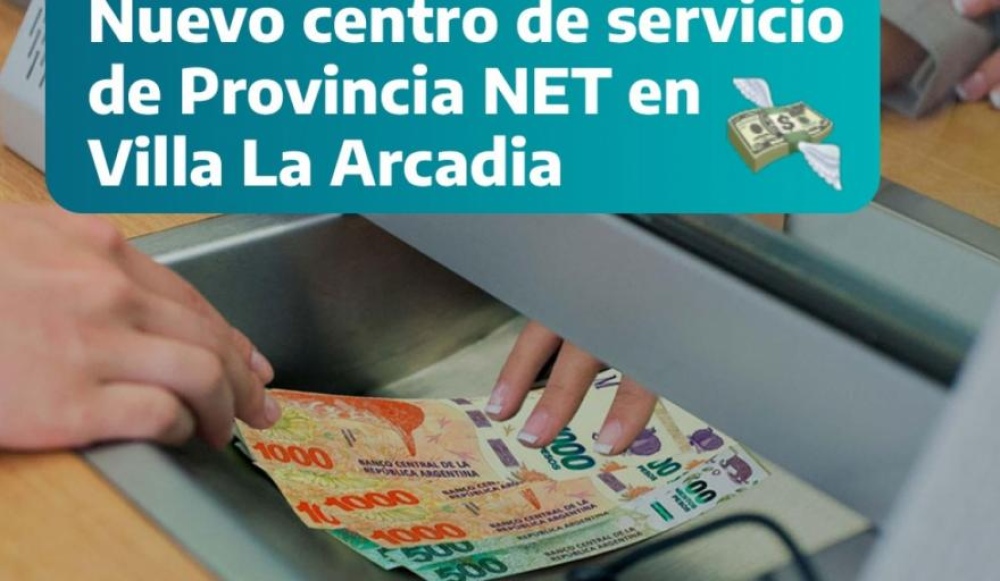 Se instaló el servicio de Provincia Net en la delegación municipal de Villa La Arcadia
