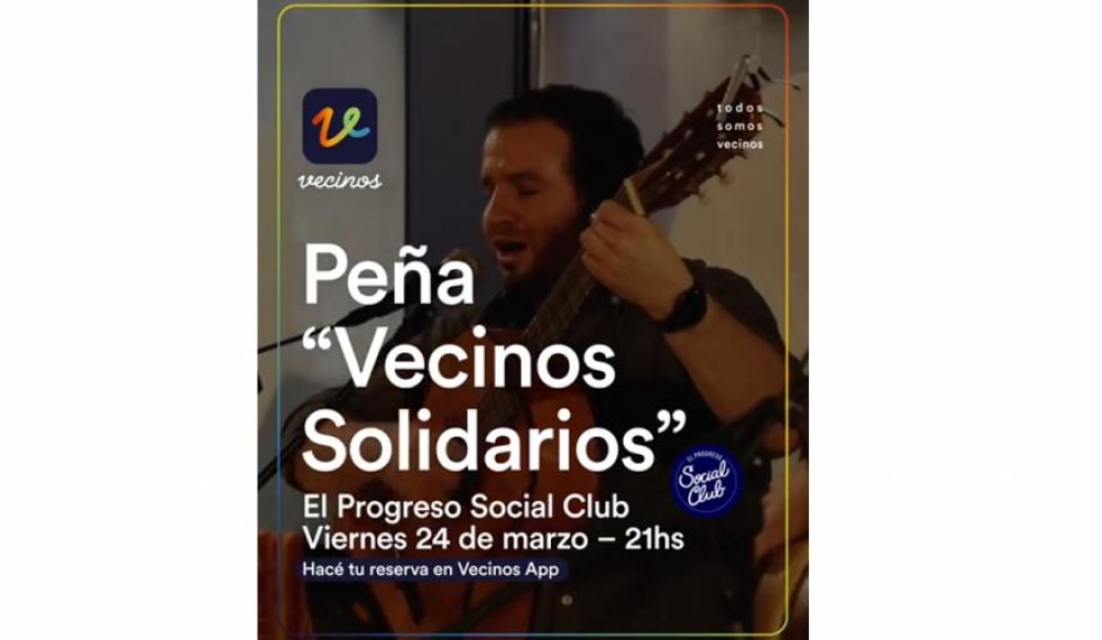 Vecinos App continúa con su exitosa Peña Solidaria
