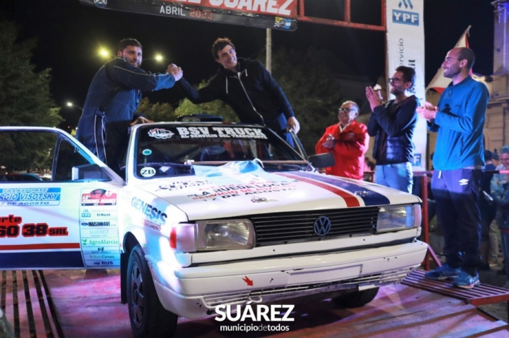 El pringlense Matías González junto a Federico Arcusin hicieron podio en el Rally de Coronel Suárez
