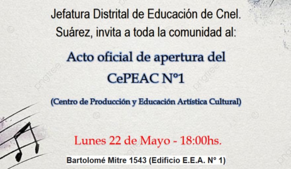 Inauguran esta tarde el CePEAC, Centro de Producción y Educación Artística y Cultural en la sede de la Escuela Estética
