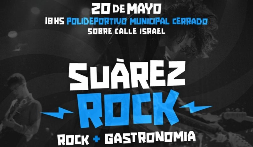 Músicos y bandas locales presentes en “Suárez Rock” para meterle mucho rock al finde suarense
