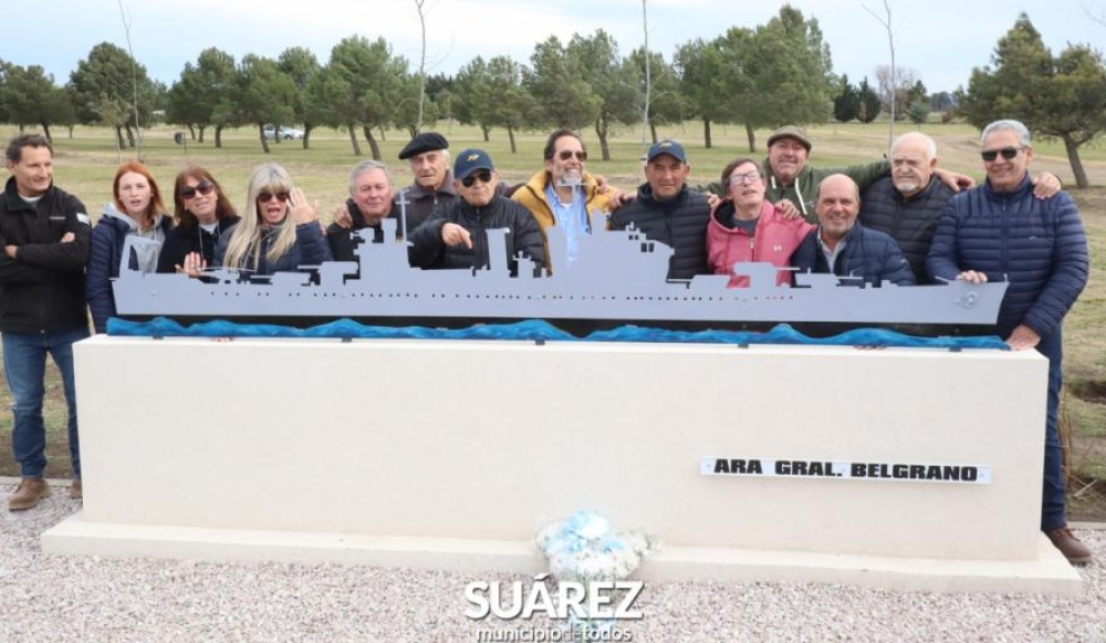 Se inauguró un espacio en homenaje a la tripulación del ARA General Belgrano
