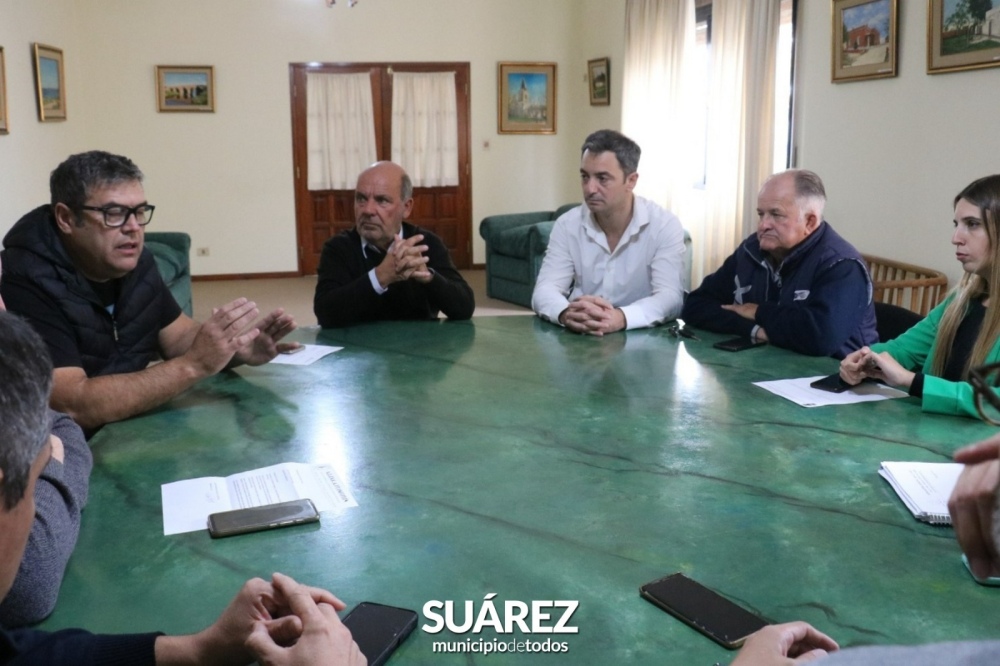 Ricardo Moccero presentó al nuevo delegado de Huanguelén, Diego García
