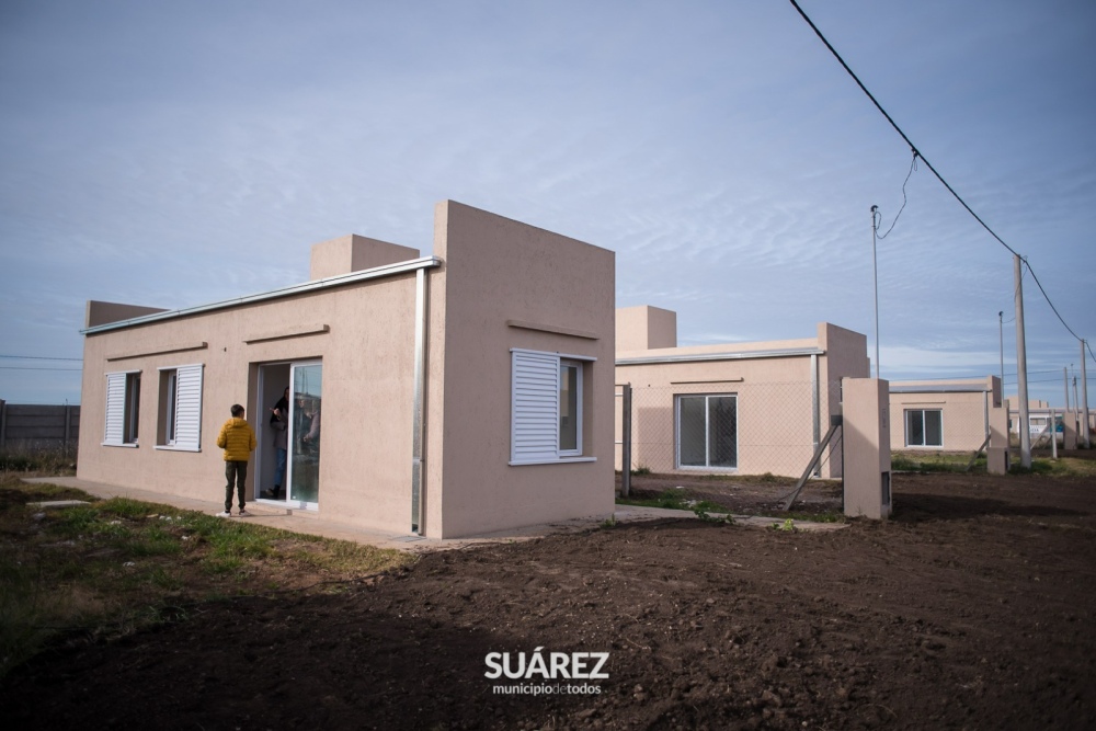 ”En los próximos meses vamos a estar entregando 25 de las 70 viviendas que estamos construyendo en Santa Trinidad”
