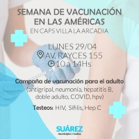 Atención Villa La Arcadia: Jornada de Vacunación en el CAPS