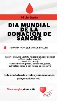 14 de junio: Día mundial del Donante de Sangre