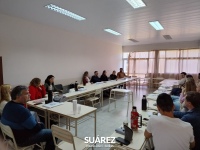Reunión del Consejo Provincial de Educación y Trabajo en Suárez