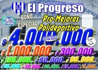 Últimos días para adquirir el espectacular bono contribución pro-mejoras del polideportivo de El Progreso