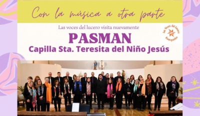 Las Voces del Lucero se presentan en la capilla de Pasman el domingo
