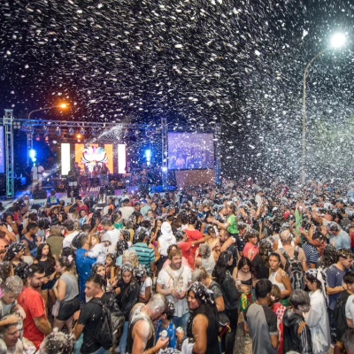 El sábado se desarrolló la tercera noche de los Carnavales de Guaminí 2024
