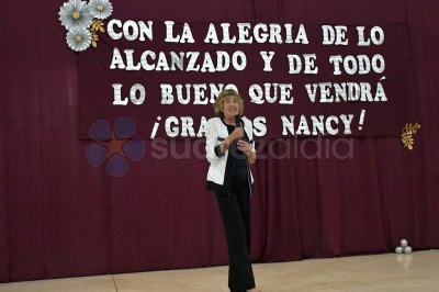 Nancy Schwindt se despidió de la docencia rodeada del cariño de la Unidad Académica "Dr. Julio Cesar Lovecchio"