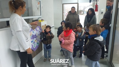Alumnos del Jardín N° 901 “Ricardo Gutiérrez” visitaron el Materno Infantil