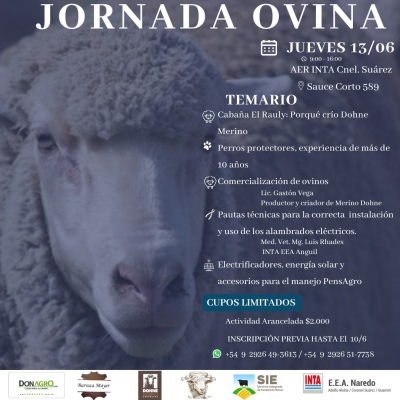 Jornada ovina en la agencia local del INTA